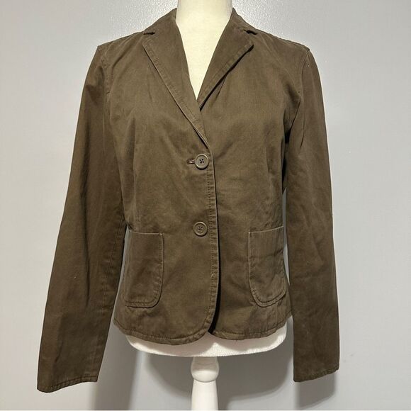GAP ladies brown lined blazer size 10 - Picture 5 of 9